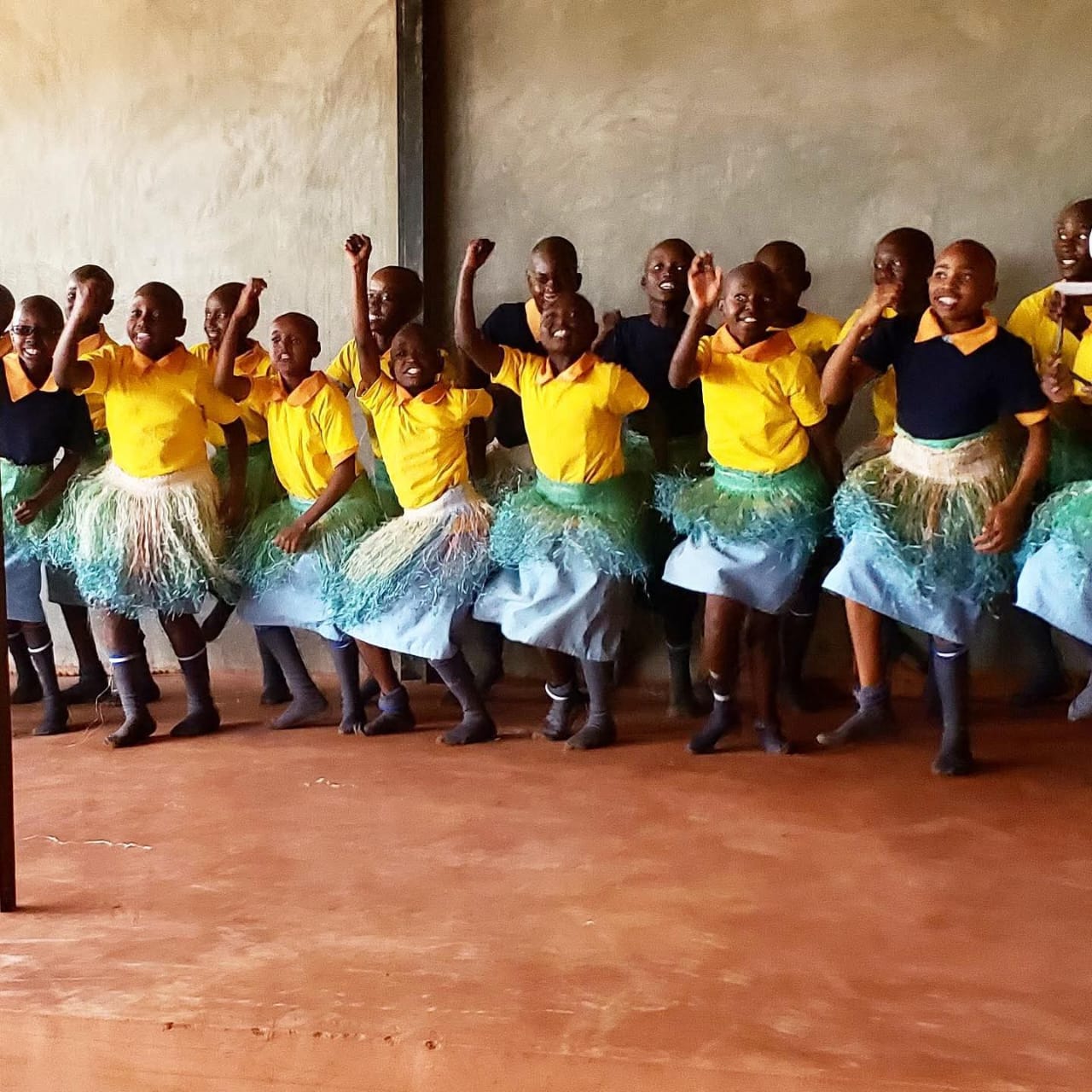 Children dancing at Imani Christian School